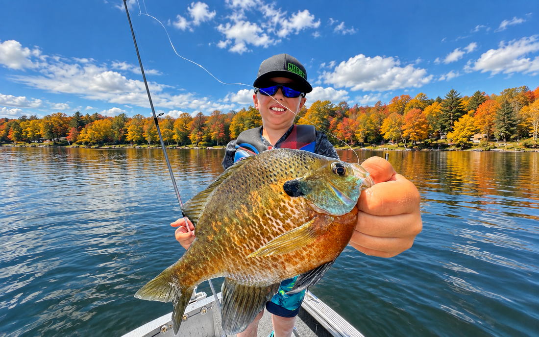 Fall Panfish moving from weed edges toward deeper water