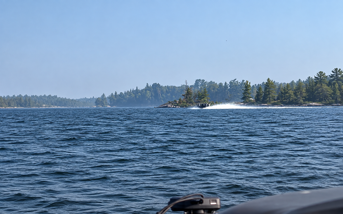 Fall wind positioning Walleye along productive lake structure