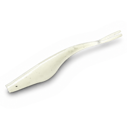 FishDaddy Soft Jerkbait 3.5" soft plastic in UV White