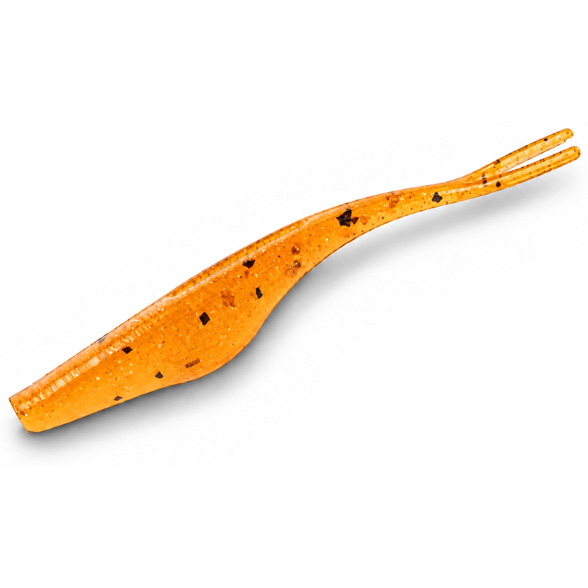 FishDaddy Soft Jerkbait 4.5" soft plastic in UV Orange Pumpkin