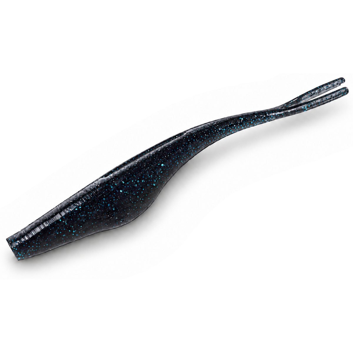 FishDaddy Soft Jerkbait 4.5" soft plastic in UV Black & Blue