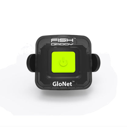 FishDaddy GloNet Light mounted on a landing net