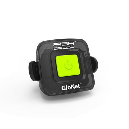 FishDaddy GloNet Light mounted on a landing net
