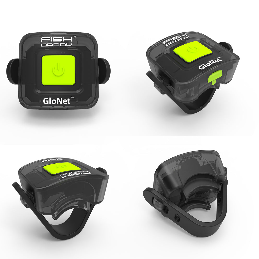 FishDaddy GloNet Light motion-activated LED fishing net light and accessories